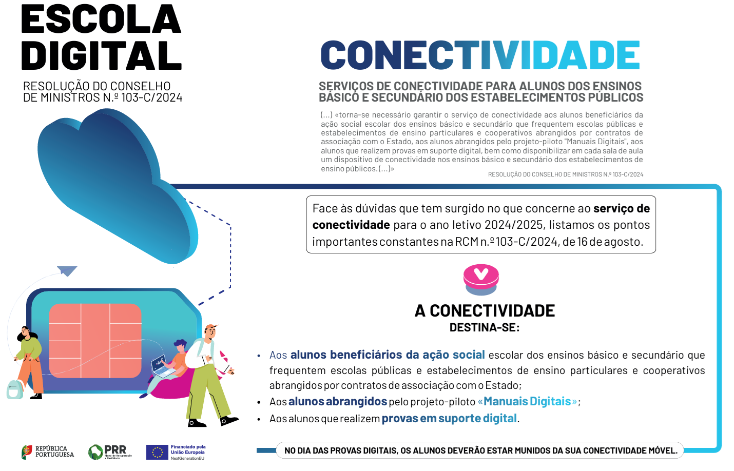 Escola digital conectividade