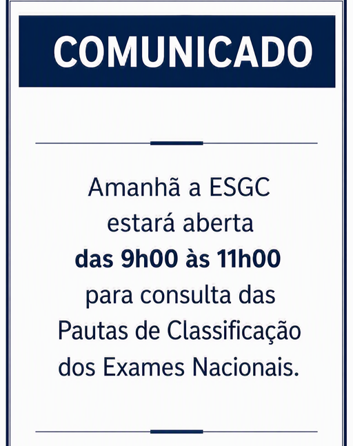 Comunicado exames jul2026