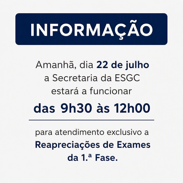 Informacao secretaria 22 jul 2026