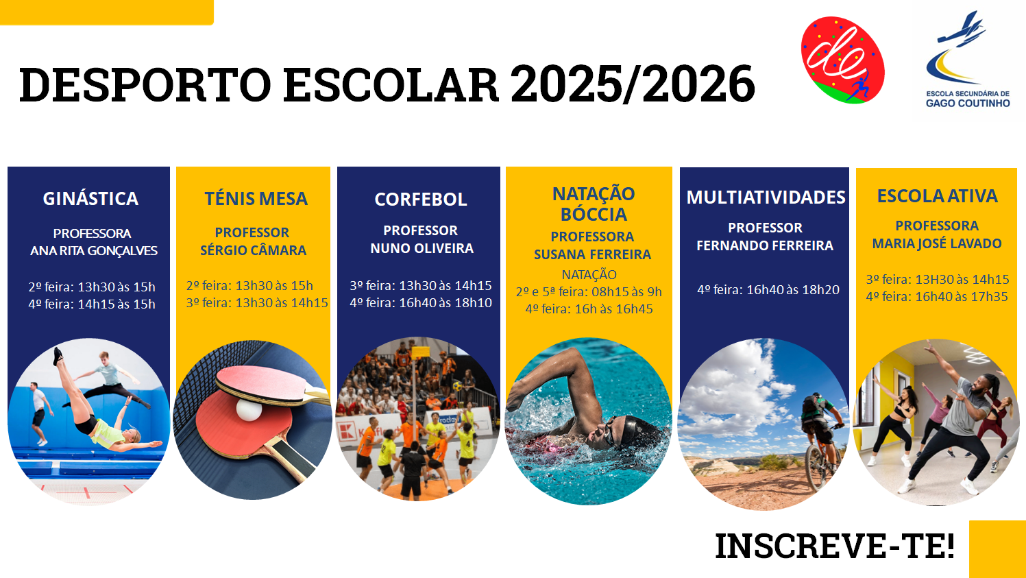 Desporto escolar 2025 2026
